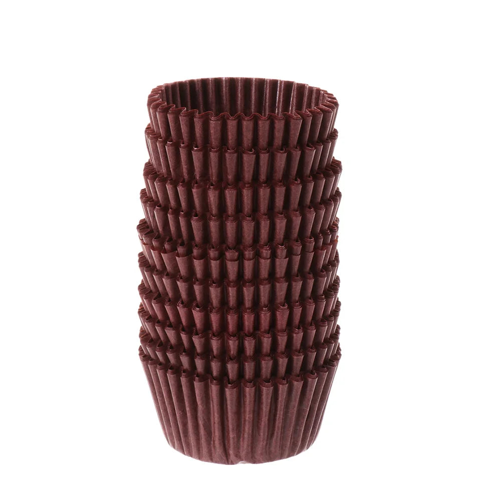 500/1000pcs Cake Paper Cups Mini Cupcake Cups Cake Cupcake Liner Baking Muffin Box Cup Case Tray Cake Mold Kitchen Pastry Tools