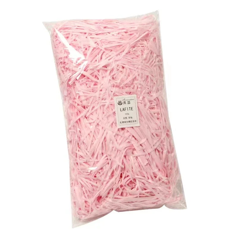 Glitter Raffia Paper Shreds Filler for Packing Empty Baskets for any occasion 20/50g