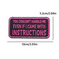 Letter Embroidered Patch Cartoon/Personality Letter Slogan Patch Iron On Patches For Clothing thermoadhesive Patches Sew Badges