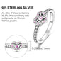 925 Sterling Silver Ring – Colorful Cubic Zirconia Women’s Wedding & Engagement Jewelry