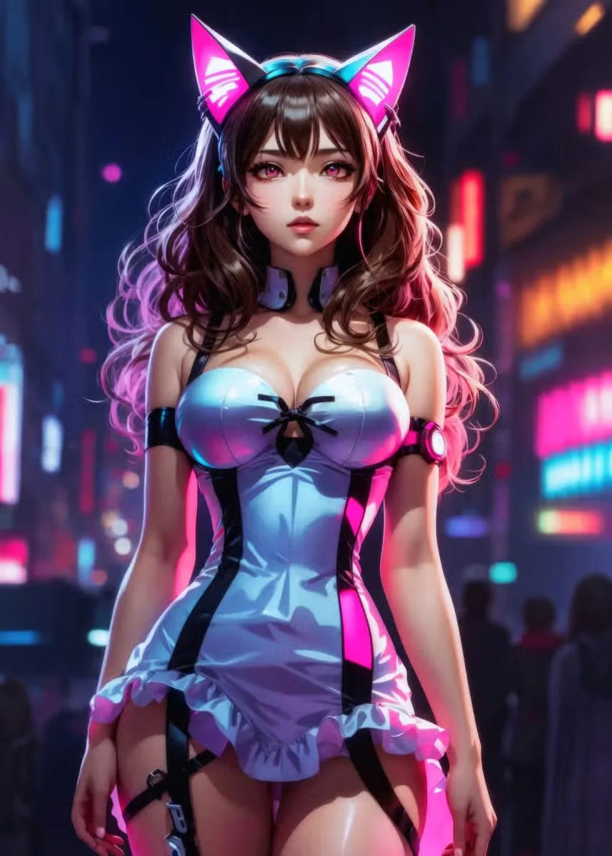 Sexy Cartoon Girl Wall Art Poster Prints Anime Women Modern Canvas Painting Home Decor Picture Living Room Murals Pintura