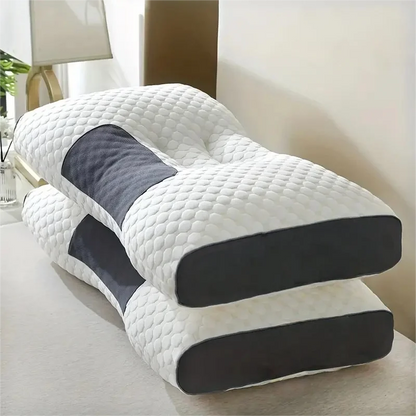 2‑Pack Ergonomic Neck Pillows – Adjustable Orthopedic Support