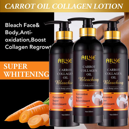 AILKE Collagen Whitening Kit, Skin Moisturizer, Hydration, Remove Dark Spots, Sun Spots, Freckles, Melanin, Even Skin Tone