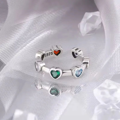 925 Sterling Silver Rings For Women Men Fine Jewelry Finger Adjustable Open Vintage Chain Ring