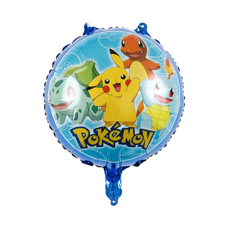 10/50pcs Pokemon Balloon pikachu Party Supplies Pikachu Balloon Balloons For Kids Birthday Party Dcoration Baby Shower Gift Toys