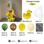 Cartoon Duck Balloon Garland Set – 32" Number Balloon (1–9) for Kids’ Birthday Party