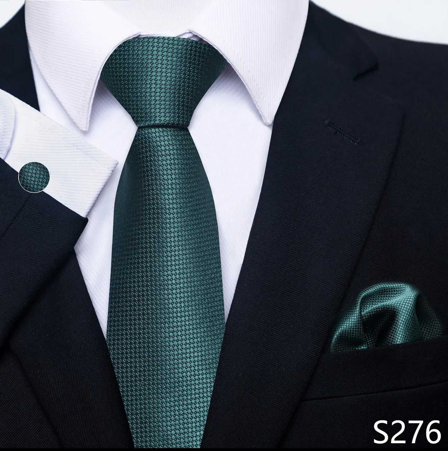 Silk Tie Pocket Squares Necktie Suit Accessories