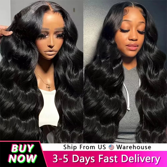 300% 30 40 Inch Body Wave 13x6 Hd Lace Frontal Wig Human Hair Brazilian Pre Plucked Lace Wigs For Women 13x4 Lace Front Wig 13x7