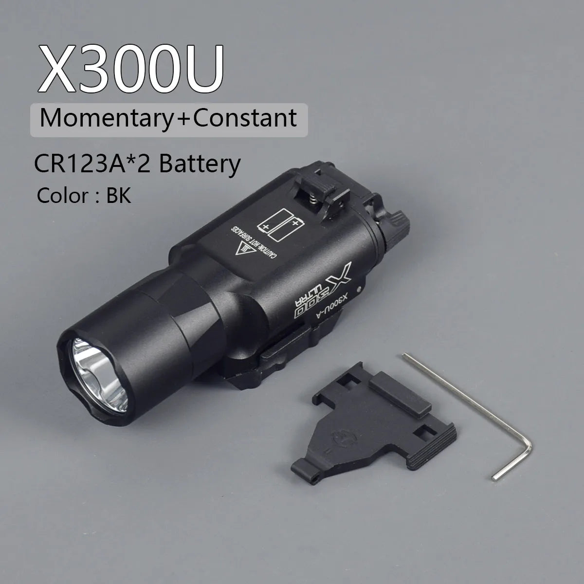 Tactical SureFire LOGO X300 Ultra XH35 X300UH-B Weapon Gun Light Lanterna Torch For Airsoft Pistol Glock 17 18 19 22 20mm Rail