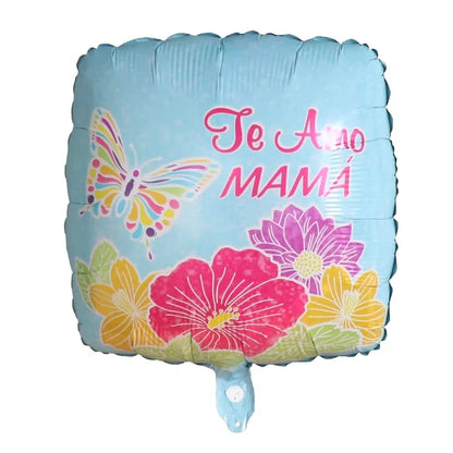 10pcs 18inch spanish mother foil balloon i loveyou have mom balloon heart gift mother's day adult birthday decoration