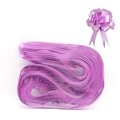 10/20/50Pcs Pull Bow Flower Pull Tie Ribbon for Christmas, Valentines Day, Wedding,Mother's Day, Birthday Party Gift Decoration