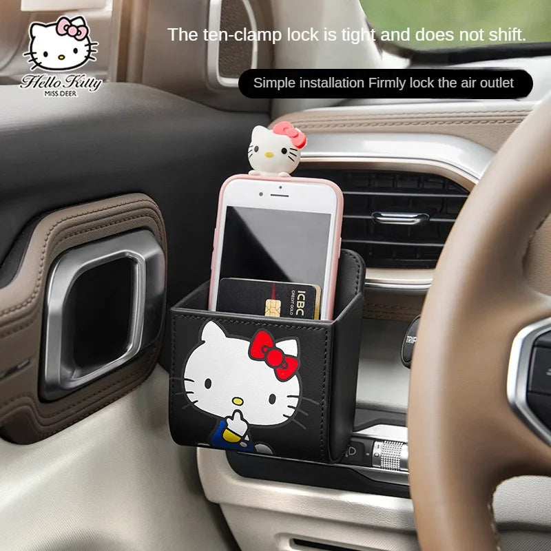 Hello Kitty Car Decor Accessories Storage Box