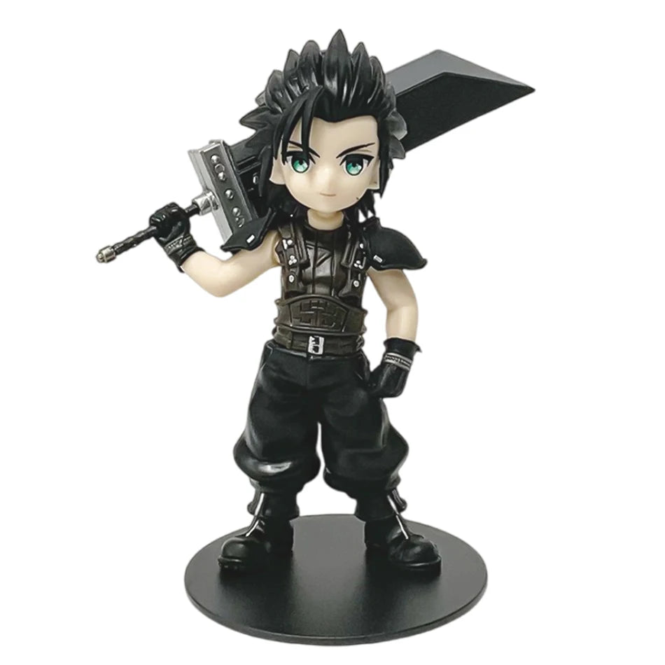 11-12cm Anime Cloud Strife Tifa Lockhart Aerith Gainsborough Zack·Fair Figure Model PVC Toy Desktop Collection Accessories Gift