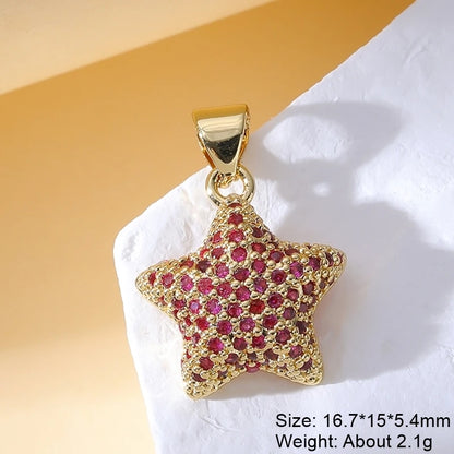 Handmade Luxury Pendant 18K Real Gold-Plated Charms