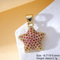Handmade Luxury Pendant 18K Real Gold-Plated Charms