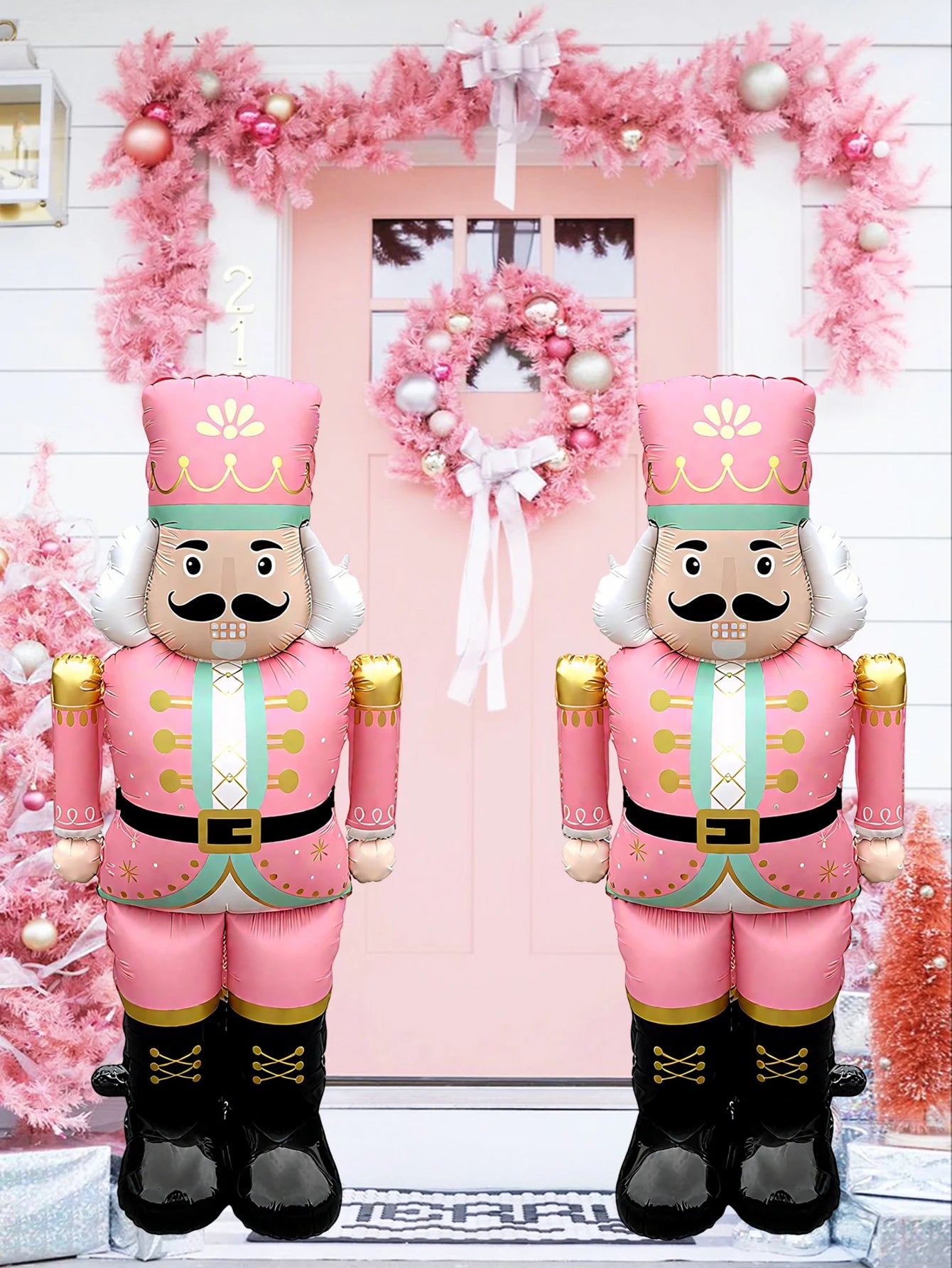 1/2pcs Standing Christmas Walnut Guard Aluminum Foil Balloon,Christmas  Decoration,New Year,Merry Christmas,Holiday Decoration