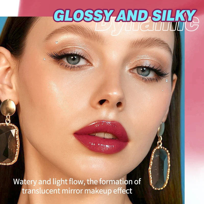 Mirror‑Shine Lip Gloss – Moisturizing, Lightweight, Non‑Greasy & Long‑Lasting Non‑Stick Formula (1pc)