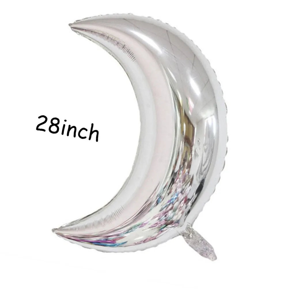 Large Standing Astronaut Balloon Rocket Balloon Outer Space Galaxy Theme Birthday Party Decoration