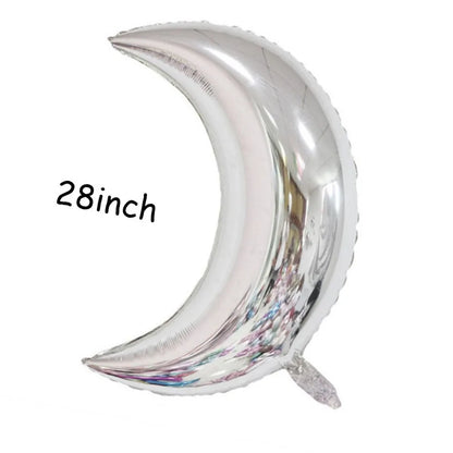 Large Standing Astronaut Balloon Rocket Balloon Outer Space Galaxy Theme Birthday Party Decoration