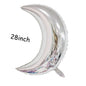Large Standing Astronaut Balloon Rocket Balloon Outer Space Galaxy Theme Birthday Party Decoration