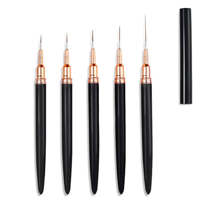 4/6/10Pcs Set Nail Art Stamp Pen DIY Floral Butterfly Nail Graffiti Nail Dotting Tools Polishing Painting Drawing Manicure Tools