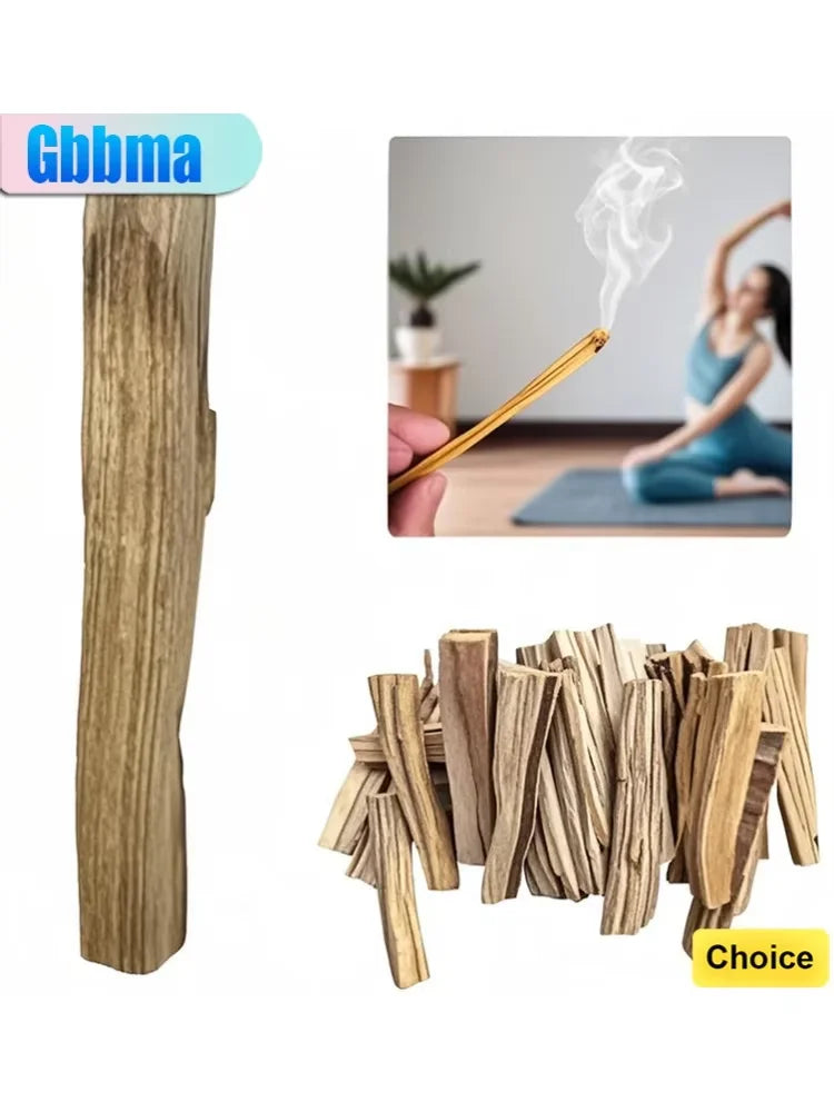 Palo Santo Natural Incense Sticks – High‑Oil Aromatherapy for Yoga, Meditation & Long‑Lasting Fragrance
