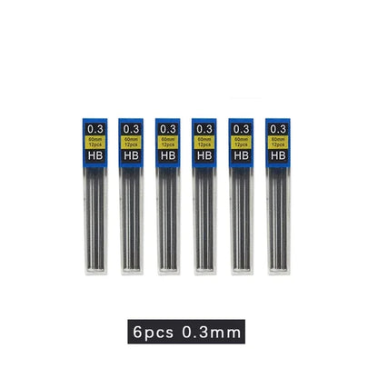 Metal Automatic Mechanical Pencil 5/0.7/0.9/1.3/2.0mm
