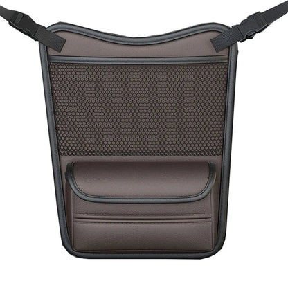 Double Side Storage Car Seat Storage Bag With Tissue Box Mesh Pockets Central Control Storage Pocket Space Saving