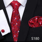 Tie Pocket Squares Cufflink Necktie Set
