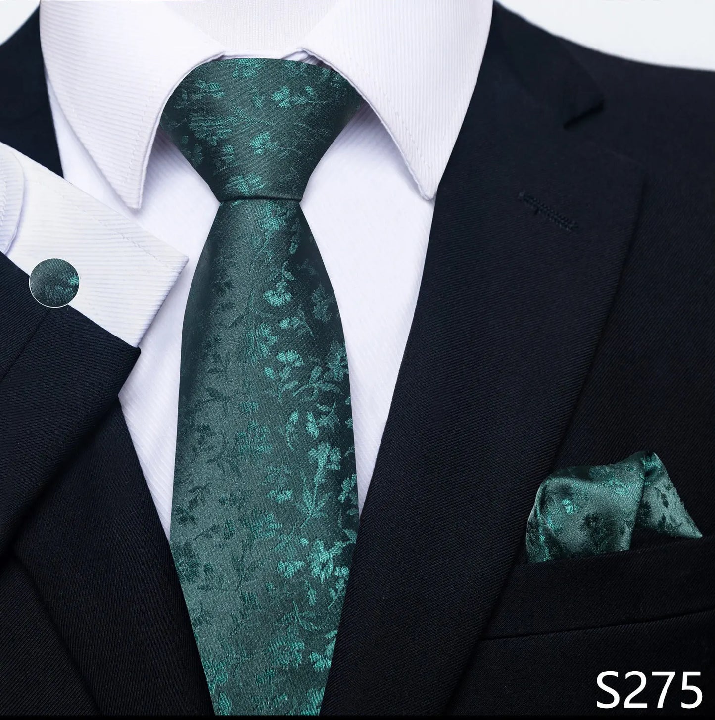 Silk Tie Pocket Squares Necktie Suit Accessories