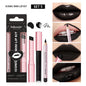Matte Black Lipstick Set – Waterproof Velvet Liquid Lip Gloss & Lip Liner