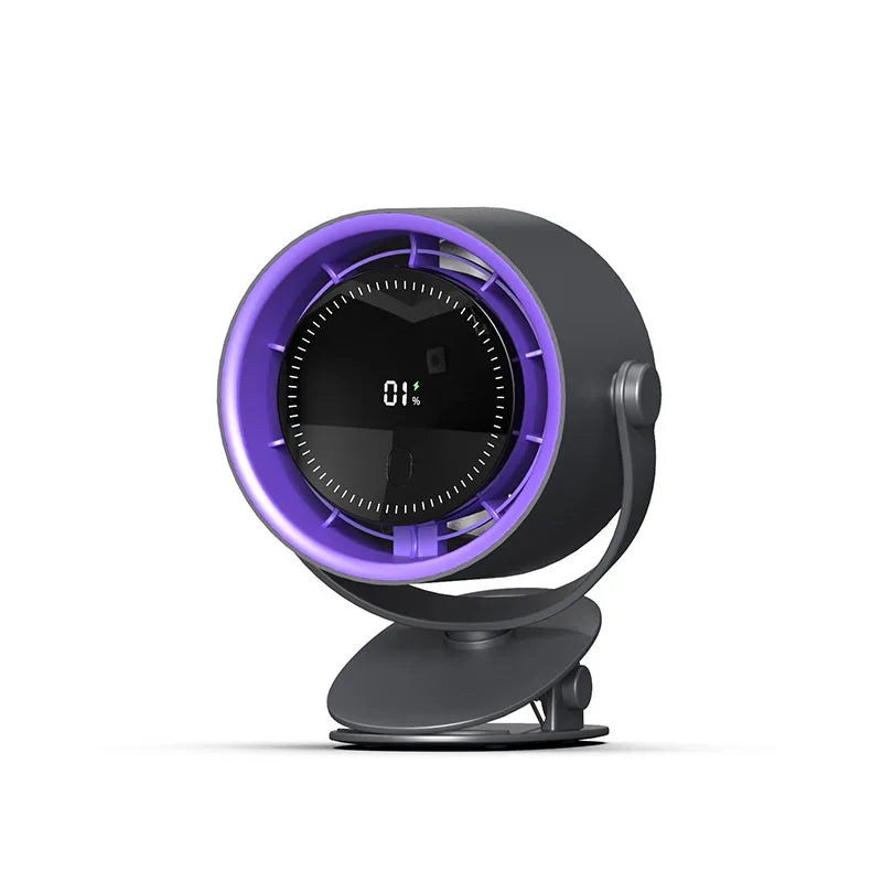 New Mini High-Speed Clip Fan with 100 Levels of Adjustable Speed, Desktop Remote Control, and Violent Turbo Small Electric Fan