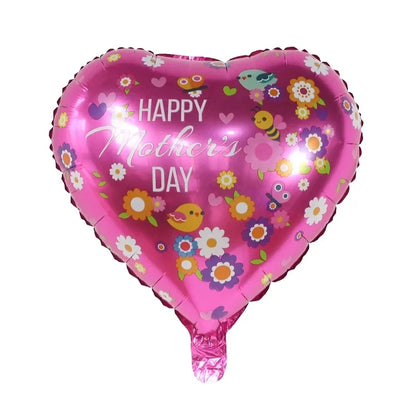 10pcs 18inch spanish mother foil balloon i loveyou have mom balloon heart gift mother's day adult birthday decoration