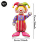 Giant Smiling Popcorn Clown Foil Balloon – Circus & Carnival Party Decoration