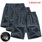 Men’s 3‑Pack Quick‑Dry Running Shorts – Gym, Training & Summer Sports