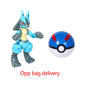 Pokemon Figures Toys Pocket Monsters Ball Model Pikachu Gengar Pokeball Dragonite Snorlax Pokeball poke Action Figures  Toy gift