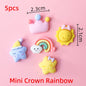 9‑Piece Unicorn Rainbow Cake Topper Set – Unicorn, Clouds, Stars & Happy Birthday Decorations for Girls’ First Birthday Party