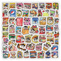 103pcs New Style Crayon Shin-chan Personalized Creative DIY Handbook Stickers Mobile Phone Skateboard Decoration Stickers