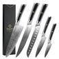 Sunnecko Damascus Chef Knife Set – 1–7 PCS High Carbon VG10 Steel Ultra‑Sharp Kitchen Knives