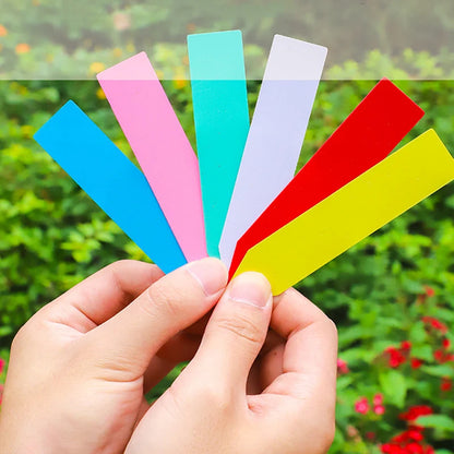 100pcs Garden Plant Labels Plastic Waterproof Horticultural Labels Plant Accessories DIY Garden Decorating Tool Plant Small Sign