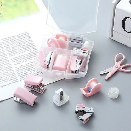 Mini Desk Accessory Multifunction Stationery Set