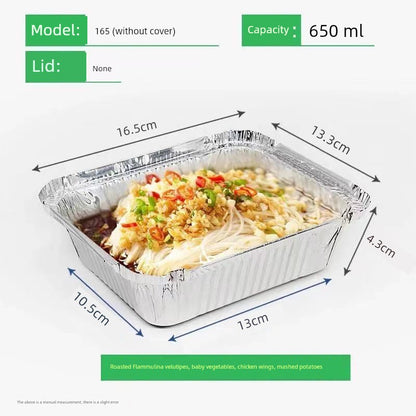 Oven Special Use Square Disposable Kitchen Tin Tray