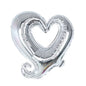 10pcs 18inch Hook Foil Helium Balloons 45x45cm Size Heart Shaped Wedding Valentine's Day Party Decoration Balloons Supplies
