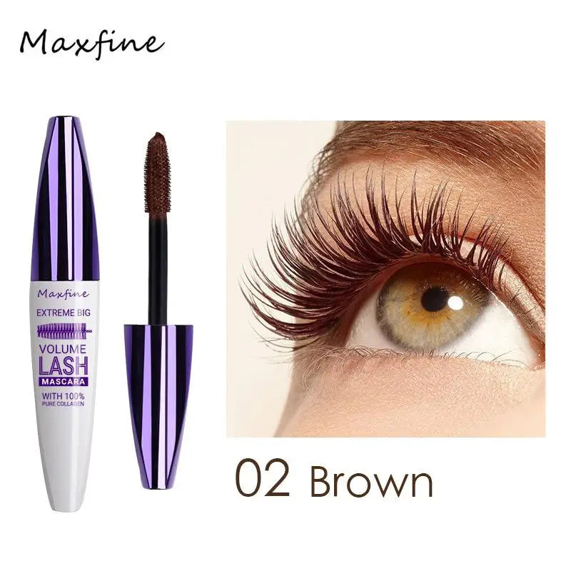 5d Three-dimensional Mascara Purple Blue White Multi-color Mascara Base Long-lasting Non-smudge Long-lasting Curling Shaping Mas