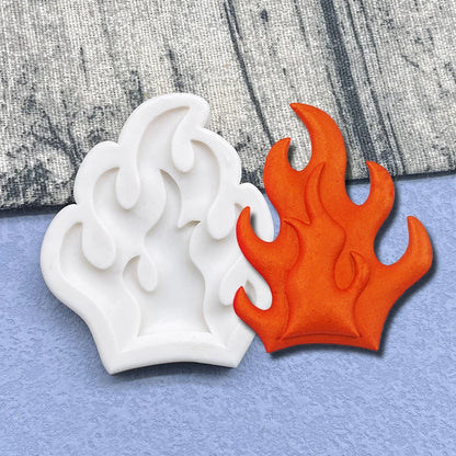Flame Silicone Mold – Sugarcraft Fondant, Resin, Chocolate & Cupcake Decorating Tool