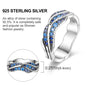 925 Sterling Silver Ring – Colorful Cubic Zirconia Women’s Wedding & Engagement Jewelry