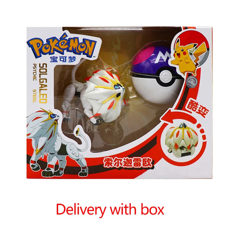 Pokemon Figures Toys Pocket Monsters Ball Model Pikachu Gengar Pokeball Dragonite Snorlax Pokeball poke Action Figures  Toy gift