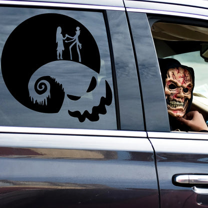 Black Halloween Stickers,Vinyl Waterproof Stickers for Laptop,Envelopes,Bumper,Skateboard,Water Bottles,Computer,Phone, Cool Stu