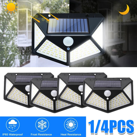 Multifunctional Solar Wall Lamp Led Solar Light Human Body Sensor Light Outdoor Waterproof Garden Courtyard Street Wall Lights