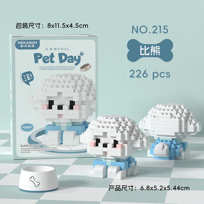 Animal Mini Building Blocks Set – Small Particle DIY Assembly Bricks for Kids Ages 10–12, Educational Birthday Toy